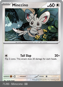 S&V - BLK - 75 - Minccino - COMMON - Normal