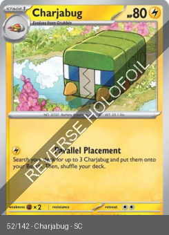 S&V - SCR - 52 - Charjabug - COMMON - Reverse Holo