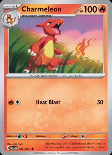 Meg - ASC - 21 - Charmeleon - UNCOMMON - Normal