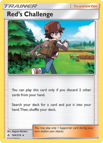 S&M - UNB - 184 - Red's Challenge - HOLO_RARE - Holofoil