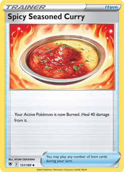 SwSh - ASR - 151 - Spicy Seasoned Curry - UNCOMMON - Normal