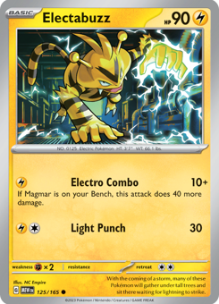 S&V - MEW (151) - 125 - Electabuzz - COMMON - Normal