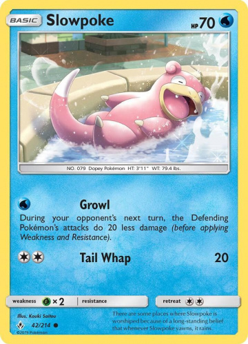 S&M - UNB - 042 - Slowpoke - COMMON - Normal