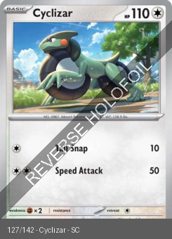 S&V - SCR - 127 - Cyclizar - COMMON - Reverse Holo