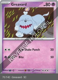 S&V - SCR - 70 - Greavard - COMMON - Reverse Holo