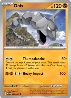 S&V - MEW (151) - 95 - Onix - UNCOMMON - Normal