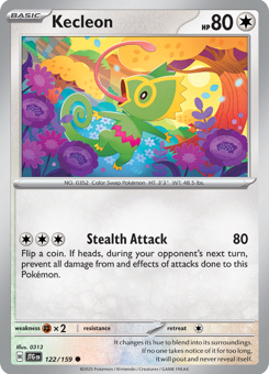 S&V - JTG - 122 - Kecleon - COMMON - Normal