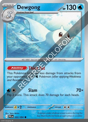 Meg - PFL - 22 - Dewgong - COMMON - Reverse Holo