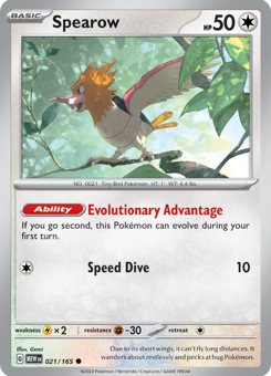 S&V - MEW (151) - 21 - Spearow - COMMON - Normal