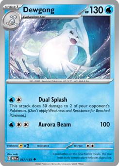 S&V - MEW (151) - 87 - Dewgong - UNCOMMON - Normal