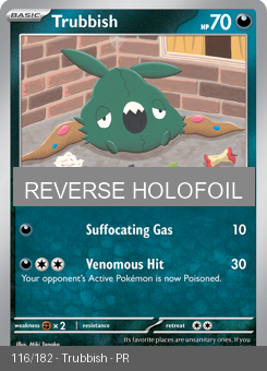 S&V - PAR - 116 - Trubbish - COMMON - Reverse Holo