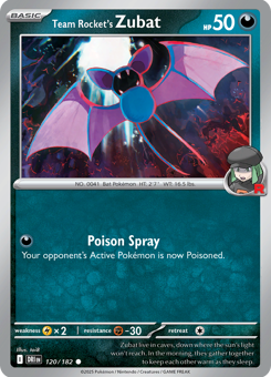 S&V - DRI - 120 - Team Rocket's Zubat - COMMON - Normal