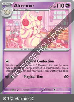 S&V - SCR - 65 - Alcremie - RARE - Reverse Holo