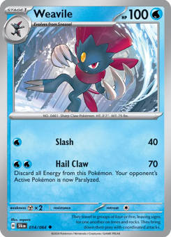S&V - SFA - 14 - Weavile - UNCOMMON - Normal
