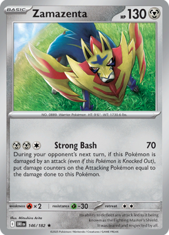 S&V - DRI - 146 - Zamazenta - RARE - Holofoil