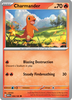 S&V - MEW (151) - 4 - Charmander - COMMON - Normal