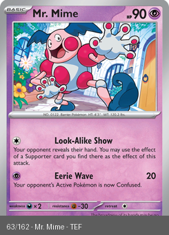 S&V - TEF - 63 - Mr. Mime - COMMON - Normal
