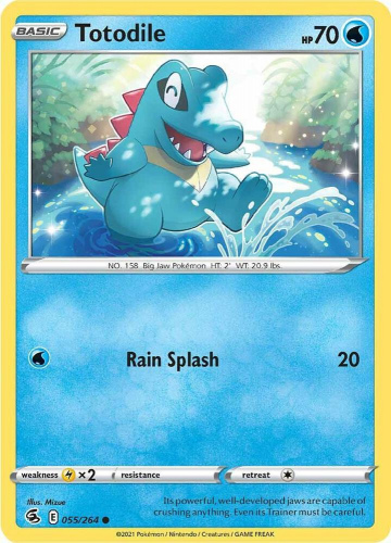 SwSh - FST - 055 - Totodile - COMMON - Normal