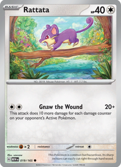 S&V - MEW (151) - 19 - Rattata - COMMON - Normal
