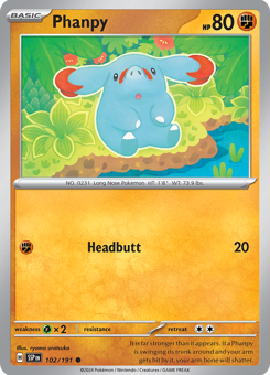 S&V - SSP - 102 - Phanpy - COMMON - Normal