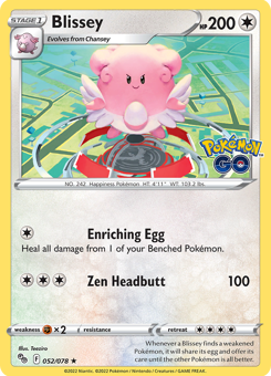 SwSh - PGO - 052 - Blissey - HOLO_RARE - Holofoil