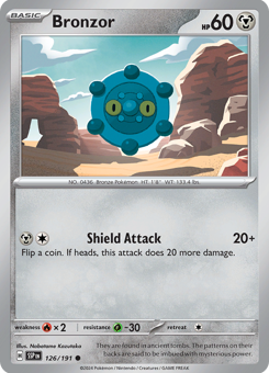 S&V - SSP - 126 - Bronzor - COMMON - Reverse Holo