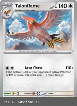 S&V - SCR - 123 - Talonflame - UNCOMMON - Normal