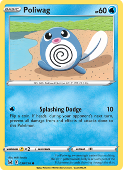 SwSh - LOR - 030 - Poliwag - COMMON - Normal