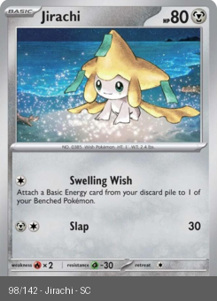 S&V - SCR - 98 - Jirachi - UNCOMMON - Normal