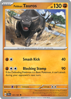 S&V - SSP - 101 - Paldean Tauros - UNCOMMON - Normal
